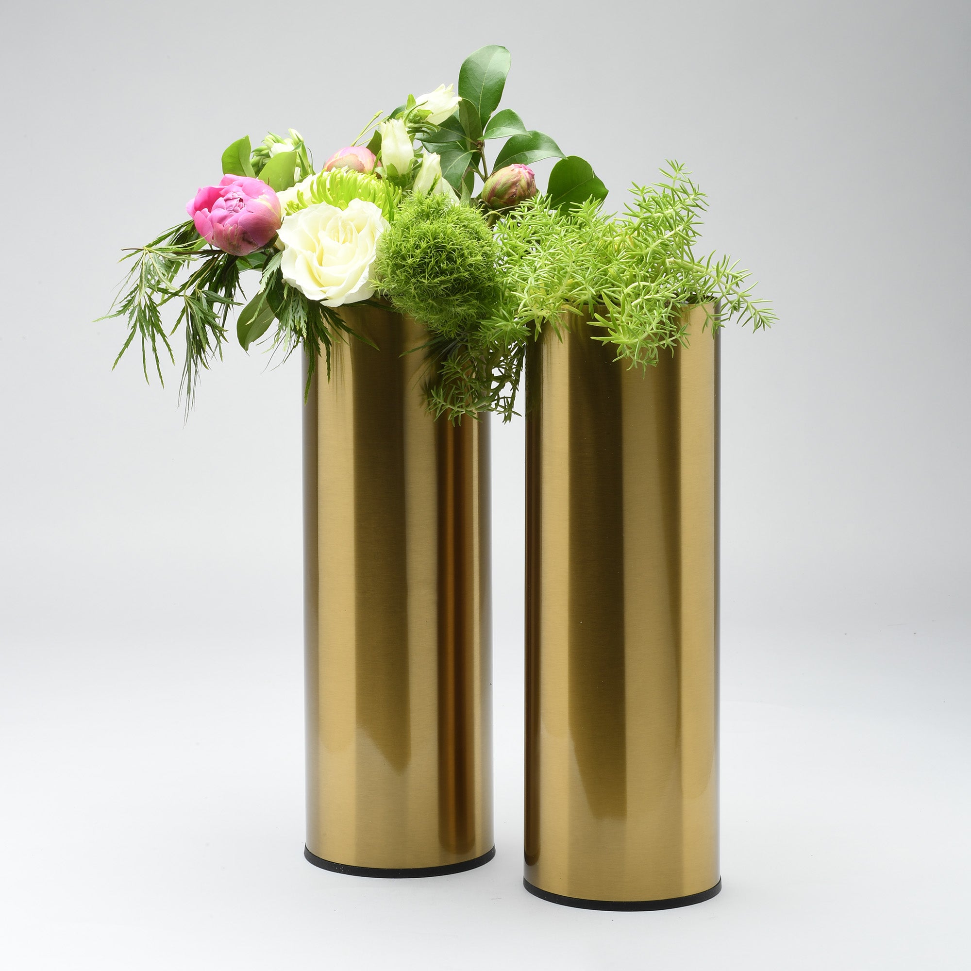 Aries Steel Urn Vase With Matching Frame